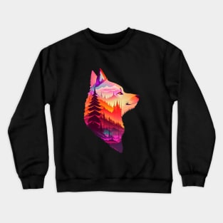 Wolves and Forests Crewneck Sweatshirt